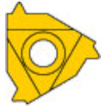 トラスコ中山 三菱 MMTシリーズ 外径ねじ切り加工 MMTEバイト用 PVDコーティング 全面研削形インサート VP10MF 686-2501  (ご注文単位5個) 【直送品】