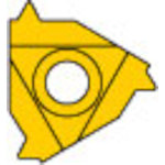 トラスコ中山 三菱 MMTシリーズ 外径ねじ切り加工 MMTEバイト用 PVDコーティング 全面研削形インサート VP10MF 686-2543  (ご注文単位5個) 【直送品】