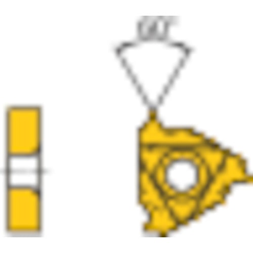 トラスコ中山 三菱 MMTシリーズ 外径ねじ切り加工 MMTEバイト用 PVDコーティング 全面研削形インサート VP10MF 717-2044  (ご注文単位5個) 【直送品】