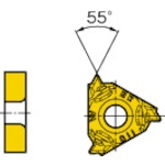 トラスコ中山 三菱 MMTシリーズ 外径ねじ切り加工 MMTEバイト用 PVDコーティング M級3次元ブレーカインサート VP15TF 689-9013  (ご注文単位5個) 【直送品】