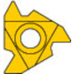 トラスコ中山 三菱 MMTシリーズ 外径ねじ切り加工 MMTEバイト用 PVDコーティング 全面研削形インサート VP10MF 686-2926  (ご注文単位5個) 【直送品】