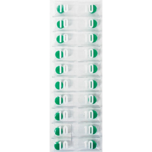 トラスコ中山 ミツヤ カラーマグネット丸型#10 緑 356-1527 (ご注文単位20個) 【直送品】