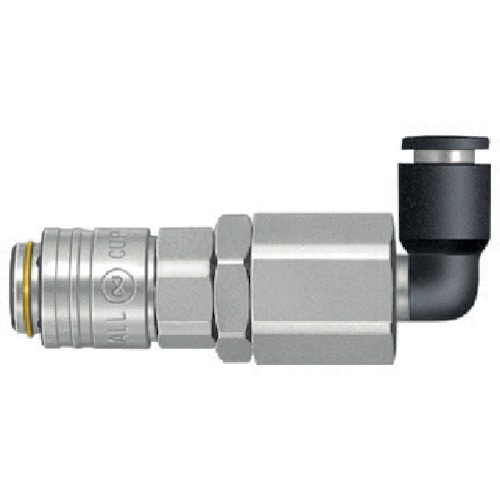 トラスコ中山 日東 スモールカプラ(L型チューブ取付用) 適合チューブ外径8mm(51365) 814-7590 (ご注文単位1個) 【直送品】