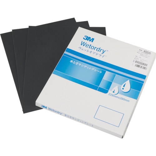 トラスコ中山 3M 水とぎサンディングシート 228X280mm ＃2500 836-7431（ご注文単位100枚) 【直送品】