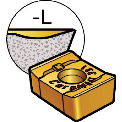 トラスコ中山 サンドビック コロミル331 サイドカッター用チップ（350） H13A 156-4749  (ご注文単位10個) 【直送品】