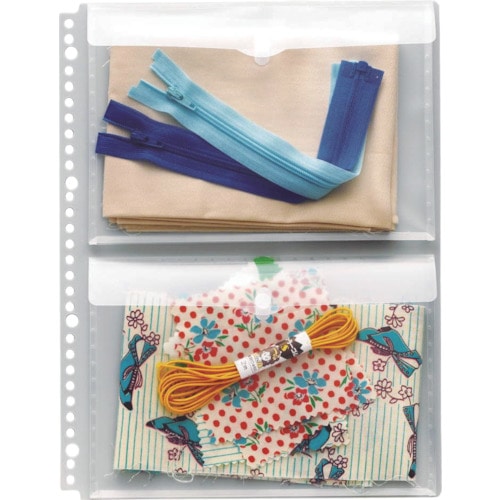 トラスコ中山 ライオン ポッケde整理(なんでもポケット) NP-2M 418-2866 (ご注文単位1冊) 【直送品】