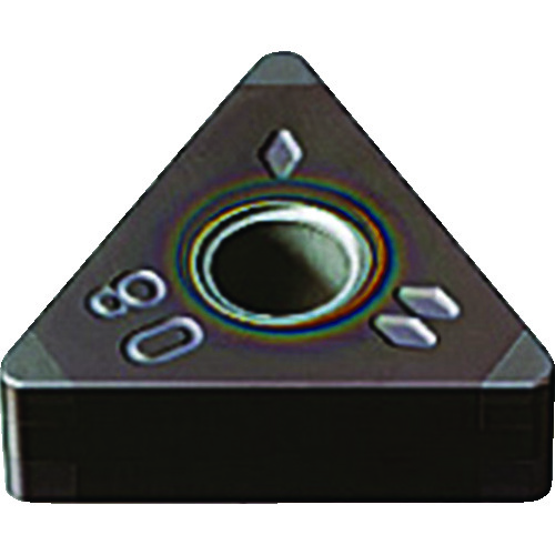 トラスコ中山 三菱 旋削高硬度鋼汎用切削用 3コーナインサート コーティングCBN BC8110 671-5303  (ご注文単位1個) 【直送品】