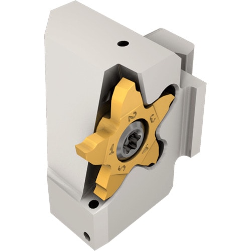 トラスコ中山 イスカル ジェットカット モジュラーヘッド NQCH－PCHR／L－S－JHP 422-7071  (ご注文単位1本) 【直送品】