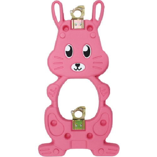 トラスコ中山 ANZEN 単管バリケード NEWラビット君 ピンク(簡単クランプ付) 436-7347 (ご注文単位1個) 【直送品】