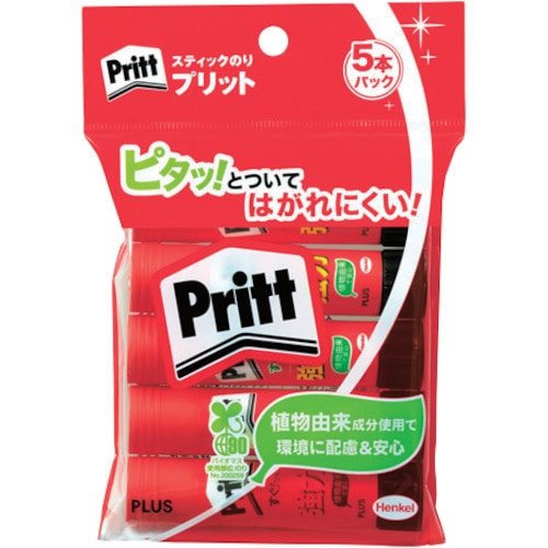 トラスコ中山 プラス 29703)プリット強力レギュラーセリース5本入 836-4488 (ご注文単位1パック) 【直送品】