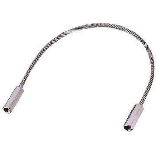 トラスコ中山 水本 カットワイヤ ステンレス ワイヤーナット(ミリネジ) 捻子径M-6 ロープ径2mm 835-8395 (ご注文単位1個) 【直送品】