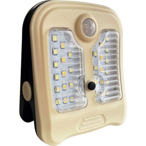 トラスコ中山 オンスクエア ソーラー充電式クリップ型センサーライト 572-9721 (ご注文単位1個) 【直送品】