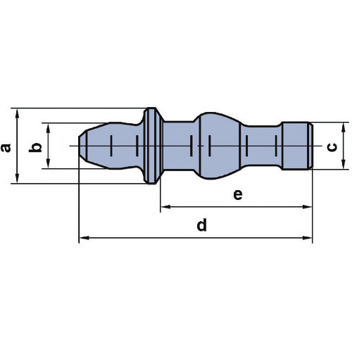 トラスコ中山 三菱 MPバイトホルダ・D形ボーリングヘッド用部品 ロックピン 674-4443  (ご注文単位1個) 【直送品】