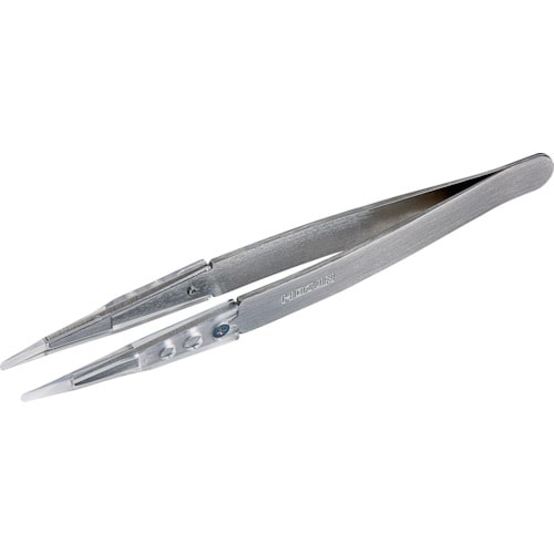 トラスコ中山 HOZAN 透明チップピンセット 579-1714 (ご注文単位1個) 【直送品】