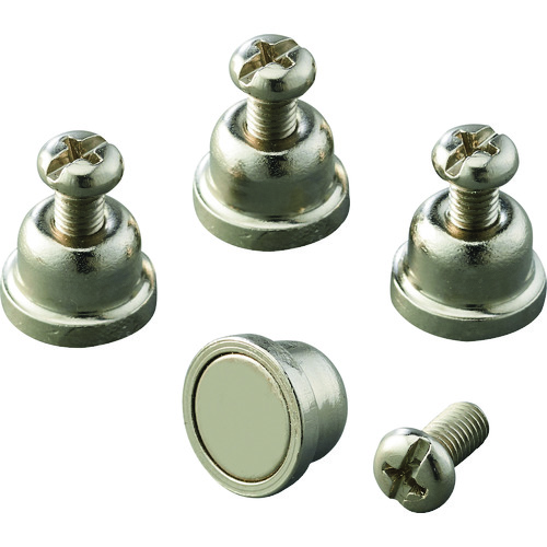 トラスコ中山 光 パンチングボード取付け用マグネット取付金具4個入 216-0593 (ご注文単位1パック) 【直送品】