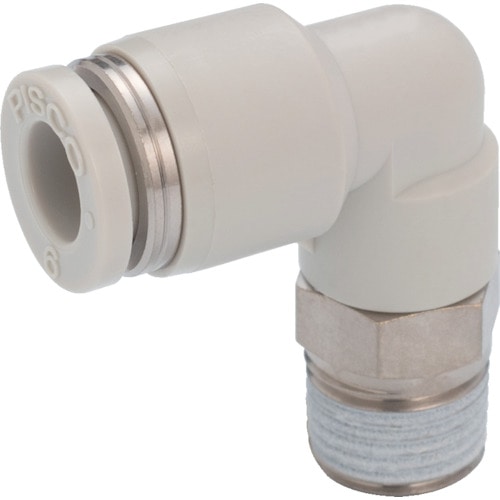 トラスコ中山 ピスコ チューブフィッティング エルボ 423-4009 (ご注文単位1個) 【直送品】