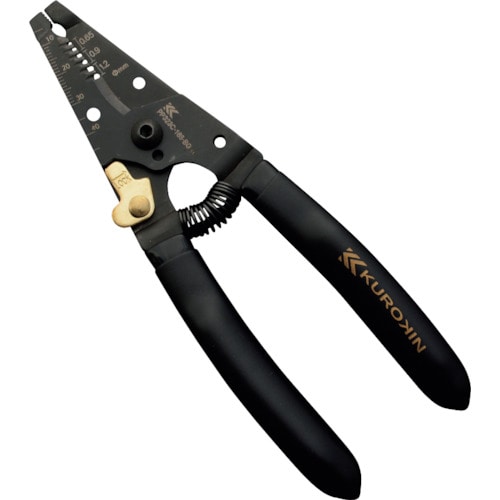 トラスコ中山 フジ矢 ワイヤーストリッパC型(黒金) 594-1000 (ご注文単位1個) 【直送品】