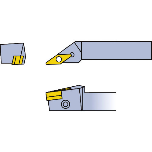 トラスコ中山 三菱 外径・倣い加工用 PVJN形ピンロック式バイトホルダ VN形インサート対応左勝手 675-1121  (ご注文単位1個) 【直送品】