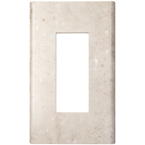 トラスコ中山 スガツネ工業 （210033142）PXP－CR01－CLスイッチプレート・コンセントプレート 385-7100  (ご注文単位1セット) 【直送品】