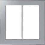 トラスコ中山 スガツネ工業 (210040758)PXP-ES12-HLワイドスイッチプレート(2連) 385-8644 (ご注文単位1セット) 【直送品】