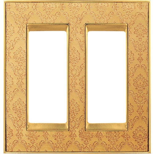 トラスコ中山 スガツネ工業 （210032213）PXP－F02－01321－DGOBスイッチプレート・コンセントプレート（2連） 385-7084  (ご注文単位1セット) 【直送品】