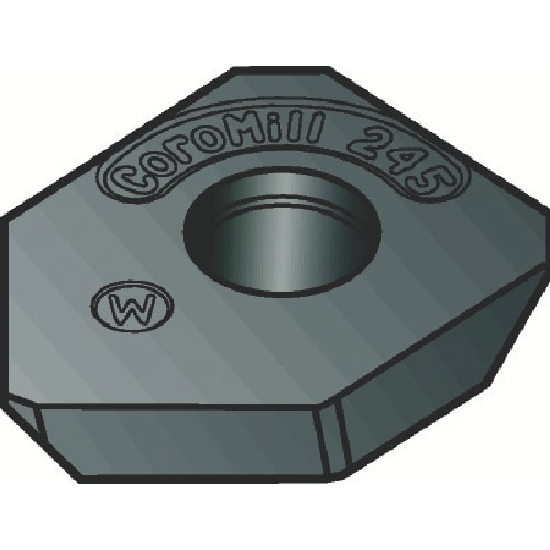 トラスコ中山 サンドビック コロミル245 フライス加工用チップ（350） K15W 602-8055  (ご注文単位10個) 【直送品】