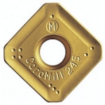 トラスコ中山 サンドビック コロミル245 フライス加工用チップ（350） S40T 604-6398  (ご注文単位10個) 【直送品】