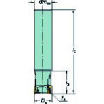 トラスコ中山 サンドビック コロミル390エンドミル（450） 575-8955  (ご注文単位1個) 【直送品】