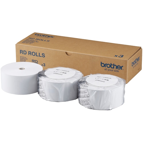 トラスコ中山 ブラザー RDロール(TDシリーズ用) レシート用紙 幅58mm無定長 428-5965 (ご注文単位1箱) 【直送品】