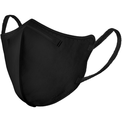 トラスコ中山 IRIS 296469 DAILY FIT MASK 立体 ふつうサイズ 30枚入 ブラック 469-7444 (ご注文単位1箱) 【直送品】