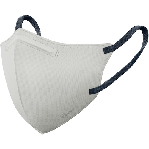 トラスコ中山 IRIS 200976 デイリーフィットマスク フィルタープラス ふつう 20枚入 ニュアンスグレー×ナイトブルー 592-5418 (ご注文単位1箱) 【直送品】