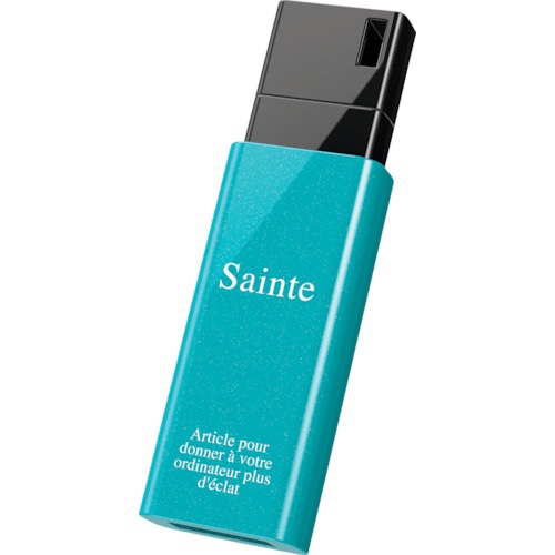 トラスコ中山 バッファロー USB3.1(Gen1)ノックスライドUSBメモリー 16GB ブルー 417-0642 (ご注文単位1個) 【直送品】