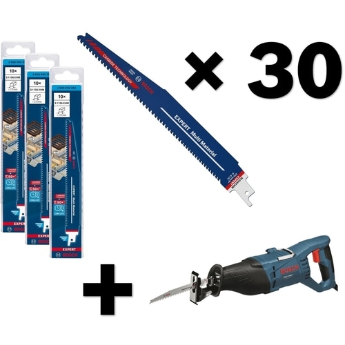 トラスコ中山 ボッシュ 超硬セーバーソーブレードマルチ建材用30枚100Vセーバーソーセット 653-5087 (ご注文単位1セット) 【直送品】