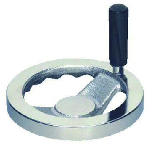 トラスコ中山 イマオ ハンドル 角リム型ハンドル車(加工付) ハンドル径125mm 133-6775 (ご注文単位1個) 【直送品】