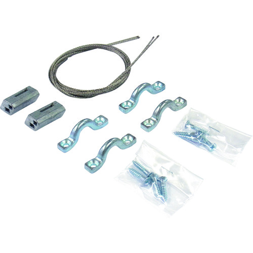 トラスコ中山 ニッサチェイン ワイヤー&リーズロック転倒防止 127-8770 (ご注文単位1パック) 【直送品】