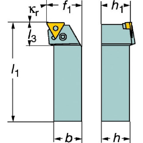トラスコ中山 サンドビック T－Max P ネガチップ用ボーリングバイト（210） 130-4101 (ご注文単位1個) 【直送品】
