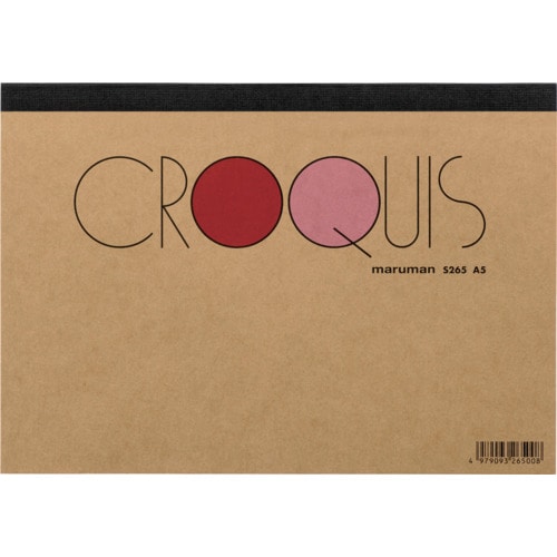 トラスコ中山 マルマン A5 クロッキーパッド Cクロッキー紙 405-9340  (ご注文単位1冊) 【直送品】