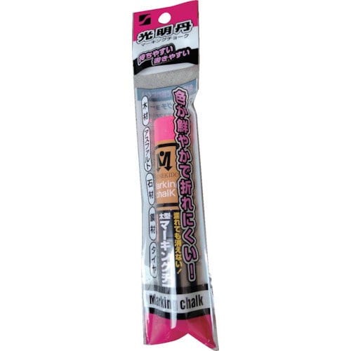 トラスコ中山 祥碩堂 光明丹マーキングチョーク 1本OPP袋入り 蛍光イエロー 607-4683 (ご注文単位1本) 【直送品】