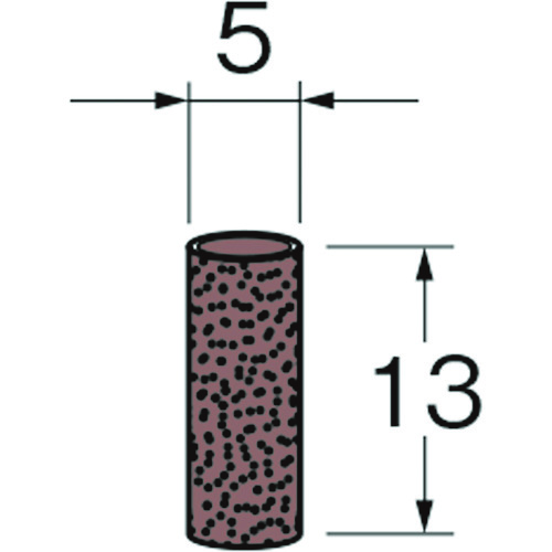 トラスコ中山 リューター ロール外径(mm):5幅(mm):13粒度(#):240 128-3656 (ご注文単位1袋) 【直送品】
