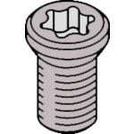 トラスコ中山 京セラ 部品 ねじ 827-6555 (ご注文単位1本) 【直送品】