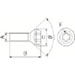 トラスコ中山 京セラ 部品 ねじ 210-1165 (ご注文単位1個) 【直送品】