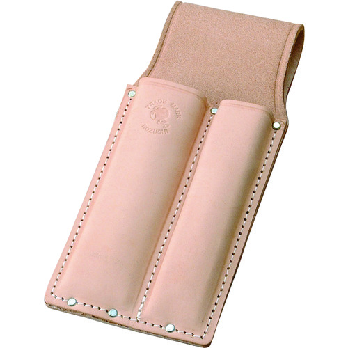 トラスコ中山 コヅチ ヌメ皮ノミケース2丁入 1寸・1寸4分 厚用 568-1975 (ご注文単位1個) 【直送品】