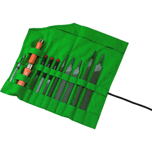 トラスコ中山 ツボサン 検定ヤスリセット 107-7113 (ご注文単位1組) 【直送品】