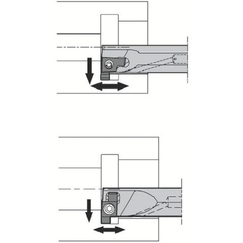 トラスコ中山 京セラ 内径溝入れ加工用エクセレントバー SIGE－EH 641-5334 (ご注文単位1個) 【直送品】