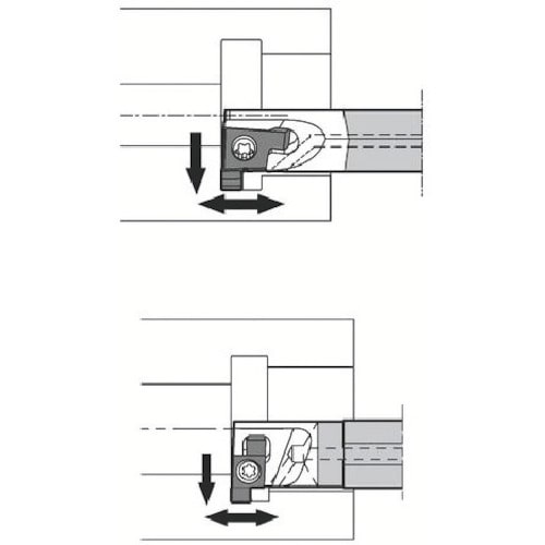 トラスコ中山 京セラ 内径溝入れ加工用超硬防振バー SIGE－WH 648-9362 (ご注文単位1本) 【直送品】