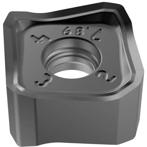 トラスコ中山 セコ フライス ダブルクアトロミル用インサート SNMX1407ZNTR・ MS2500 436-0050 (ご注文単位10個) 【直送品】