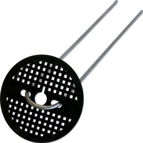 トラスコ中山 萩原 防草シート用押さえピン 黒 20cm 608-5622 (ご注文単位200本) 【直送品】