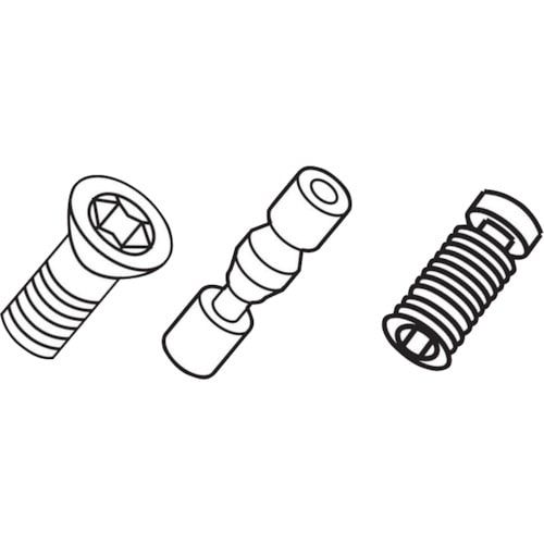 トラスコ中山 イスカル 部品 トルクススクリュー 521-4971 (ご注文単位5個) 【直送品】