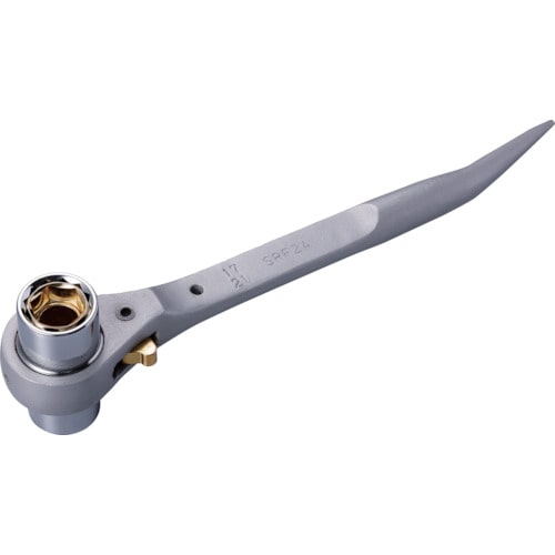 トラスコ中山 スーパー アルミ製 4 サイズラチェットレンチ ショートタイプ インナーソケット:14、17 アウターソケット:19、21 601-5038 (ご注文単位1個) 【直送品】