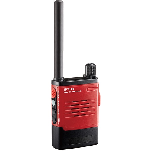 トラスコ中山 八重洲無線 ヘビーデューティーSTRオンデマンドインカム 特定小電力トランシーバー レッド 653-3730 (ご注文単位1台) 【直送品】